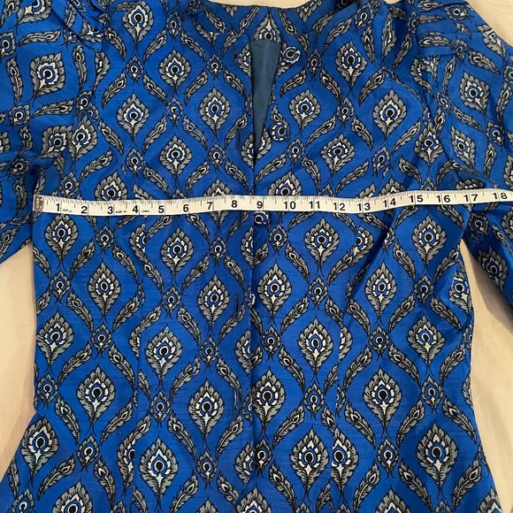 Custom made silk jacket, vintage from Japanese raw silk - Picture 7 of 8